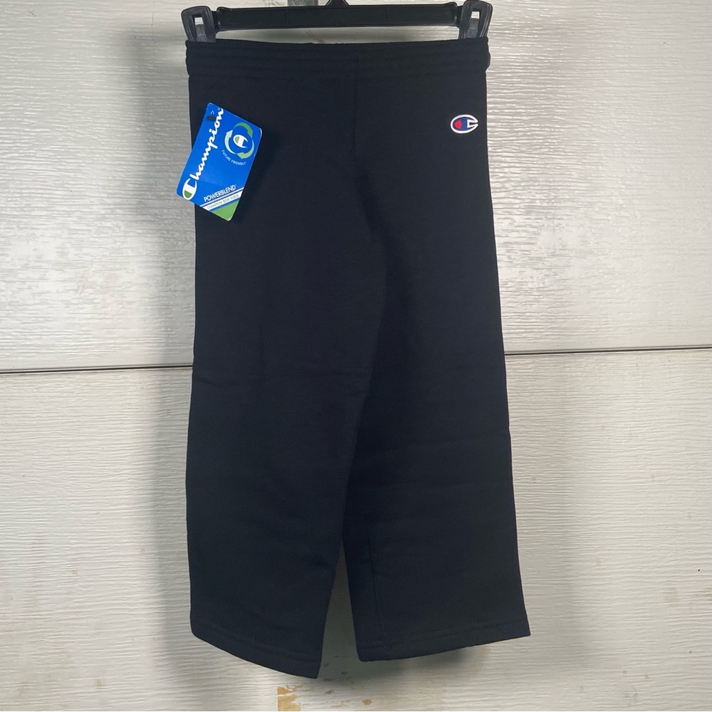 Youth Champion Eco Fleece Black Joggers Size XS‎ 4/5 NWT